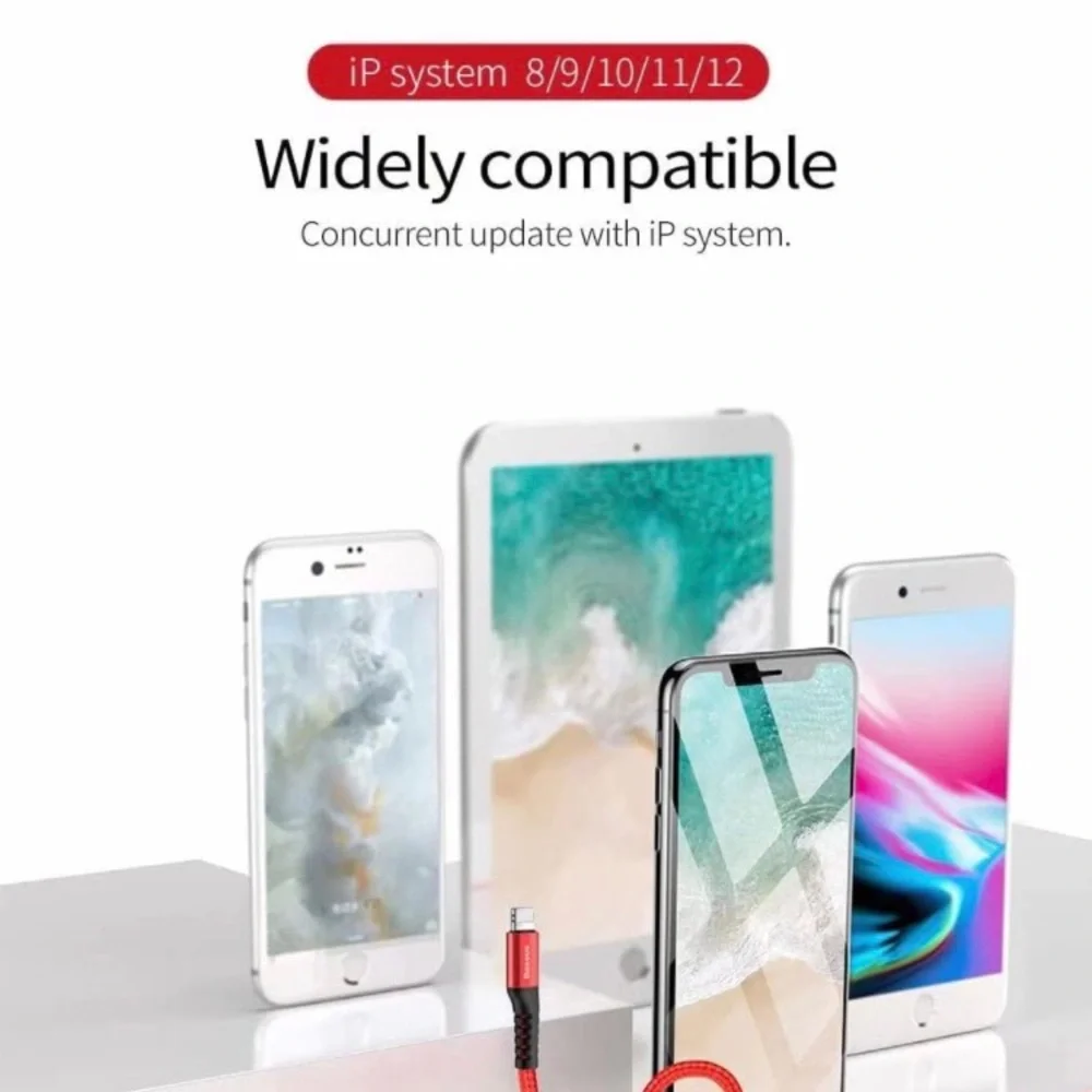 Retractable iPhone Charger Coiled Cable